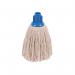 2Work Twine Rough Socket Mop 12oz Blue (Pack of 10) 2W04287 2W04287