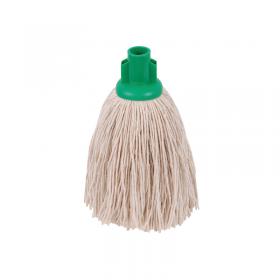 2Work 12oz Twine Rough Socket Mop Green (Pack of 10) 101851 2W04288