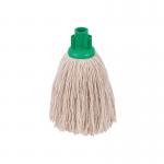 2Work Twine Rough Socket Mop 12oz Green (Pack of 10) 2W04288 2W04288