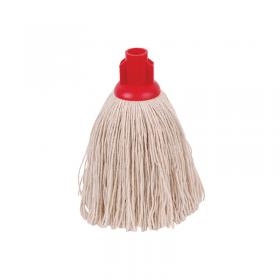 2Work Twine Rough Socket Mop 12oz Red (Pack of 10) 2W04291 2W04291