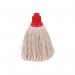 2Work Twine Rough Socket Mop 12oz Red (Pack of 10) 2W04291 2W04291