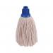 2Work PY Smooth Socket Mop 12oz Blue (Pack of 10) 2W04297 2W04297