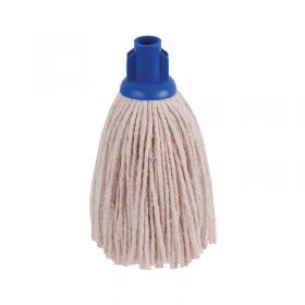 2Work PY Smooth Socket Mop 12oz Blue (Pack of 10) 2W04297 2W04297