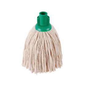 2Work PY Smooth Socket Mop 12oz Green (Pack of 10) 2W04298 2W04298