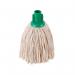 2Work PY Smooth Socket Mop 12oz Green (Pack of 10) 2W04298 2W04298