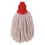 2Work PY Smooth Socket Mop 12oz Red (Pack of 10) 2W04301 2W04301