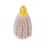 2Work PY Smooth Socket Mop 12oz Yellow (Pack of 10) 2W04302 2W04302
