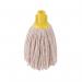 2Work PY Smooth Socket Mop 12oz Yellow (Pack of 10) 2W04302 2W04302