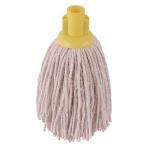 2Work PY Smooth Socket Mop 12oz Yellow (Pack of 10) 2W04302 2W04302