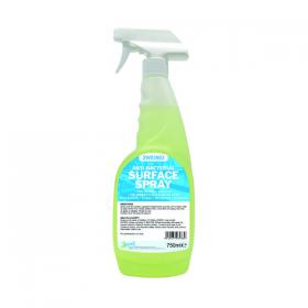 2Work Antibacterial Surface Spray 750ml (Pack of 6) 2W04586 2W04586