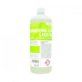 2Work Washing Up Liquid Concentrate Lemon Fragrance 1 Litre 2W04589 2W04589