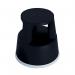 2Work Plastic Step Stool with Non-Slip Rubber Base 430mm Black 2W04996 2W04996