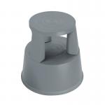 2Work Plastic Step Stool with Non-Slip Rubber Base 430mm Dark Grey 2W04998 2W04998