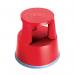 2Work Plastic Step Stool with Non-Slip Rubber Base 430mm Red T7Red 2W04999 2W04999