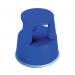2Work Plastic Step Stool with Non-Slip Rubber Base 430mm Blue 2W05000 2W05000