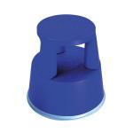 2Work Plastic Step Stool with Non-Slip Rubber Base 430mm Blue T7/Blue 2W05000 2W05000