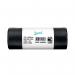 2Work Refuse Sack 100 Litre Black 20 Bags per Roll (Pack of 10) 2W06018 2W06018