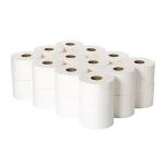 2Work Micro Twin Toilet Roll 2-Ply White 125m (Pack of 24) 2W06439 2W06439