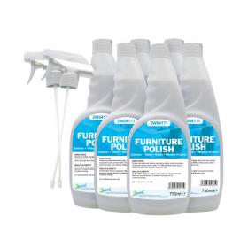 2Work Furniture Polish Trigger Spray 750ml (6 Pack) 2W07251 2W07251