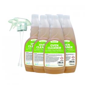 2Work Oven Cleaner Trigger Spray 750ml (Pack of 6) 2W07253 2W07253