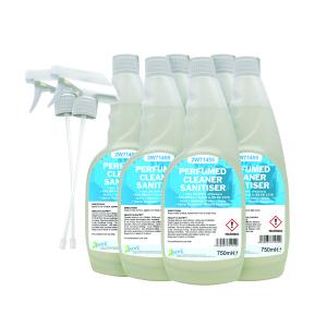 Click to view product details and reviews for 2work Cleaner Sanitiser Perfumed Trigger Spray 750ml Pack Of 6 2w07254.