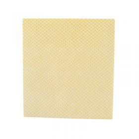 2Work Heavy Duty Non-woven Cloth 380x400mm Yellow (Pack of 5) 2W08163 2W08163