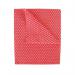 2Work Economy Cloth 420x350mm Red (Pack of 50) 2W08170 2W08170