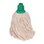 2Work PY Smooth Socket Mop 14oz Green (Pack of 10) 103178G 2W08241