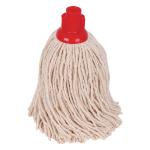 2Work PY Smooth Socket Mop 14oz Red (Pack of 10) 103178R 2W08242