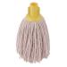 2Work PY Smooth Socket Mop 14oz Yellow (Pack of 10) 103178Y