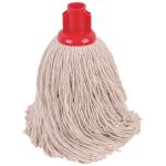 2Work Twine Rough Socket Mop 14oz Red (Pack of 10) 101855R 2W08250