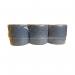 2Work 2-Ply Embossed Centrefeed Roll 50m Blue (Pack of 6) 2W10167 2W10167