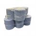 2Work 2-Ply Embossed Centrefeed Roll 50m Blue (Pack of 6) 2W10167 2W10167