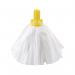 2Work Big White Mop Head Yellow Pack of 10 2W10495 2W10495