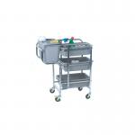 2Work Mobile Collector Cleaning Trolley 776x455x925mm 2W10762 2W10762