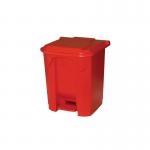 2Work Pedal Bin 30 Litre Red 2W10778 2W10778