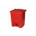 2Work Pedal Bin 30 Litre Red 2W10778 2W10778