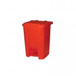 2Work Pedal Bin 50 Litre Red 2W10781 2W10781