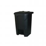 2Work Pedal Bin 80 Litre 410x470x670mm Grey 2W10787 2W10787
