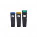 2Work Recycling Bins 90 Litre Assorted Pack of 3 2W10789 2W10789