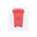 2Work Static Bin with Feet 50 Litre Red 2W10795 2W10795