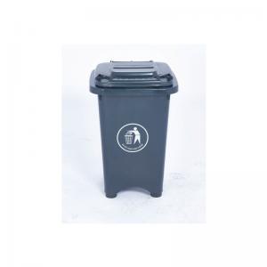 2Work Static Bin with Feet 50 Litre Grey 2W10796 2W10796