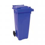 2Work Wheelie Bin 120 Litre Blue 2W10832 2W10832