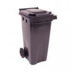 2Work Wheelie Bin 120 Litre Grey 2W10834 2W10834
