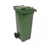 2Work Wheelie Bin 140 Litre Green 2W10838 2W10838