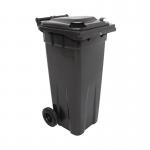 2Work Wheelie Bin 140 Litre Grey 2W10839 2W10839