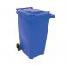 2Work Wheelie Bin 240 Litre Blue 2W10841 2W10841