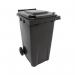 2Work Wheelie Bin 240 Litre Grey 2W10843 2W10843