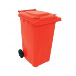 2Work Wheelie Bin 240 Litre Red 2W10844 2W10844