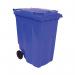 2Work Wheelie Bin 360 Litre Blue 2W10846 2W10846